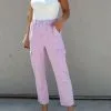 DEE-001 Sancti Cargo Pants - Lavender