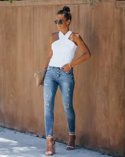 SAGE-001 Cross Paths Knit Tie Tank - White- FINAL SALE -clothes Sales IMG 7571 d5867ba4 b72d 4267 8f46 6373049d1242