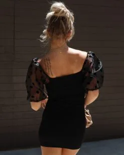 Wonderful Life Organza Puff Sleeve Mini Dress- Black 11 Wonderful Life Organza Puff Sleeve Mini Dress- Black -clothes Sales IMG 8285 36199ba8 e683 44e7 81b6 f082af9e2a42