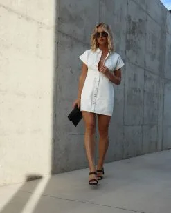 STOR-001 Good Feeling Cotton Mini Dress - White - SALE 12 STOR-001 Good Feeling Cotton Mini Dress - White - SALE -clothes Sales IMG 8890 13ccf51c eca1 433f a5cc c29364ba935a