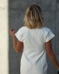 STOR-001 Good Feeling Cotton Mini Dress - White - SALE 10 STOR-001 Good Feeling Cotton Mini Dress - White - SALE -clothes Sales IMG 8919 e84eec64 95aa 41a5 8a38 279e075279db