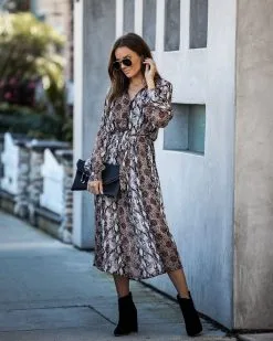 Lure Of The Unknown Pleated Midi Dress - FINAL SALE -clothes Sales IMG 8953 3ee4fb1f 9d55 4369 a910 57d412d5993d