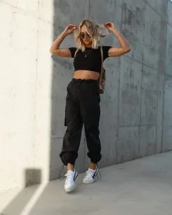 MABL-001 Arnie High Rise Cargo Pants - Black -clothes Sales IMG 9024 6ea82ec6 2176 42cb a00c 82f24a56bd54