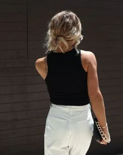 EMOR-001 Marsha Cotton Wide Leg Pants - White -clothes Sales IMG 93173