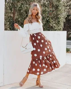 BLU-001 Irving Polka Dot Midi Skirt 17 BLU-001 Irving Polka Dot Midi Skirt -clothes Sales IrvingPolkaDotMidiSkirt9