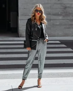 DO+B-001 Zealous Pocketed Sequin Joggers - FINAL SALE