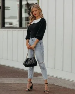 Jules Eyelet Collar Knit Sweater - FINAL SALE 13 Jules Eyelet Collar Knit Sweater - FINAL SALE -clothes Sales JulesEyeletCollarKnitSweater140