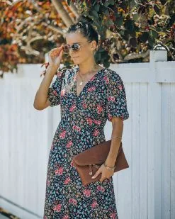Larsen Floral Midi Dress - FINAL SALE -clothes Sales KCP 0838