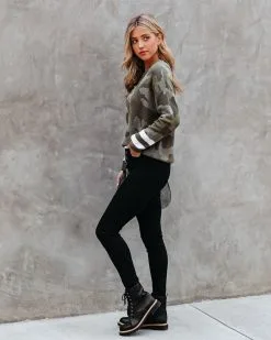 Kalista Cotton Boat Neck Camo Sweater - Olive - FINAL SALE 15 Kalista Cotton Boat Neck Camo Sweater - Olive - FINAL SALE -clothes Sales KalistaCottonBoatNeckCamoSweaterOlive44