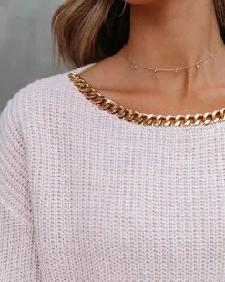 Kamilla Chain Link Knit Sweater - FINAL SALE -clothes Sales KamillaChainLinkKnitSweater92