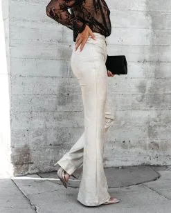 SALT-001 Kylie Faux Leather Pants - Gold - FINAL SALE -clothes Sales KylieFauxLeatherPantsGold150