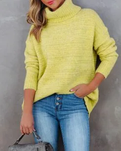 Layan Turtleneck Knit Sweater - FINAL SALE