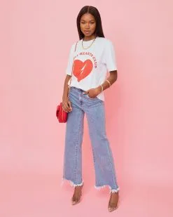 LULU-001 Lonely Hearts Club Cotton Tee - FINAL SALE 9 LULU-001 Lonely Hearts Club Cotton Tee - FINAL SALE -clothes Sales LonelyHeartsClubCottonTee 1