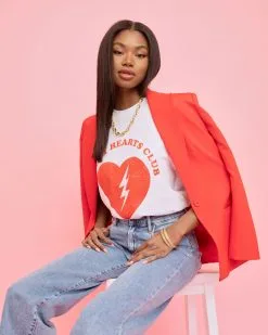 LULU-001 Lonely Hearts Club Cotton Tee - FINAL SALE 12 LULU-001 Lonely Hearts Club Cotton Tee - FINAL SALE -clothes Sales LonelyHeartsClubCottonTee 11