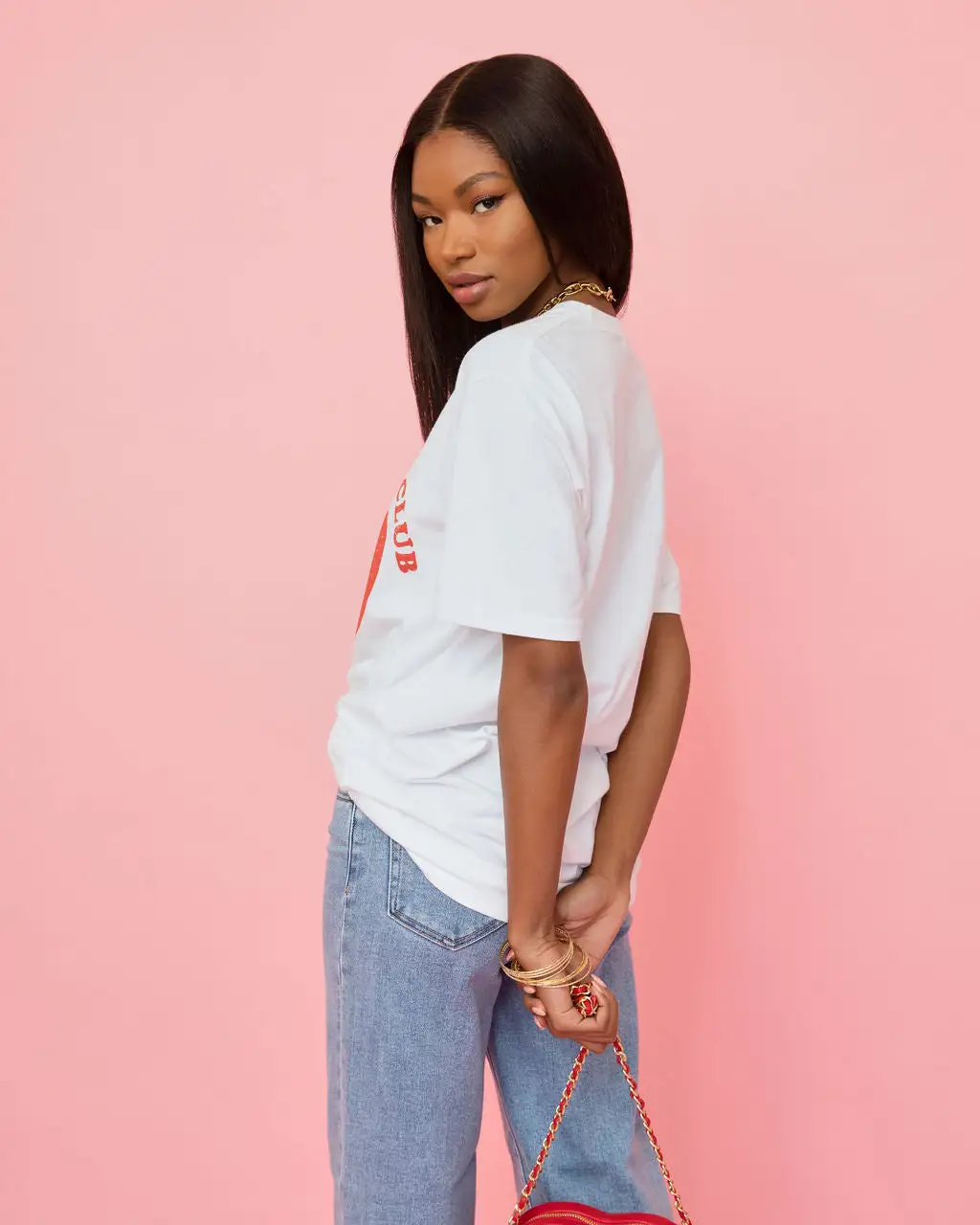 LULU-001 Lonely Hearts Club Cotton Tee - FINAL SALE 4 LULU-001 Lonely Hearts Club Cotton Tee - FINAL SALE - Image 4