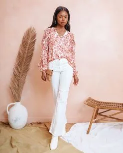 Luciana Floral Ruffle Top - SALE 12 Luciana Floral Ruffle Top - SALE -clothes Sales LucianaFloralRuffleTop14 2