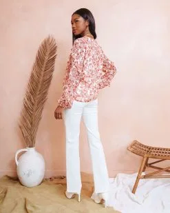 Luciana Floral Ruffle Top - SALE 10 Luciana Floral Ruffle Top - SALE -clothes Sales LucianaFloralRuffleTop46 2