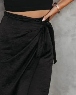 TYCH-001 Magda Wrap Midi Skirt - Black - FINAL SALE 12 TYCH-001 Magda Wrap Midi Skirt - Black - FINAL SALE -clothes Sales MagdaWrapMidiSkirtBlack127