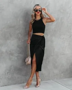 TYCH-001 Magda Wrap Midi Skirt - Black - FINAL SALE 17 TYCH-001 Magda Wrap Midi Skirt - Black - FINAL SALE -clothes Sales MagdaWrapMidiSkirtBlack153