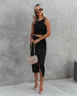 TYCH-001 Magda Wrap Midi Skirt - Black - FINAL SALE 14 TYCH-001 Magda Wrap Midi Skirt - Black - FINAL SALE -clothes Sales MagdaWrapMidiSkirtBlack56
