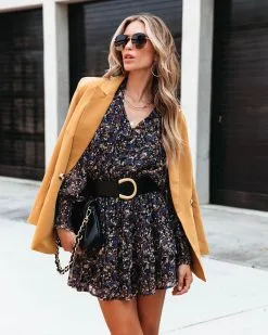 Make It Count Floral Smocked Ruffle Mini Dress - FINAL SALE