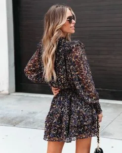 Make It Count Floral Smocked Ruffle Mini Dress - FINAL SALE -clothes Sales MakeItCountFloralSmockedRuffleMiniDress9