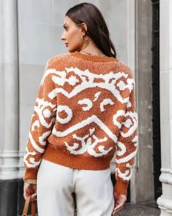 Mariano Knit Pullover Sweater - Caramel - FINAL SALE -clothes Sales Marianoknitpulloversweatercaramel47