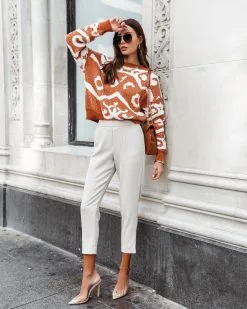 Mariano Knit Pullover Sweater - Caramel - FINAL SALE