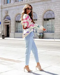 Masterpiece Knit Sweater - Cream - SALE -clothes Sales MasterpieceKnitSweater Cream3