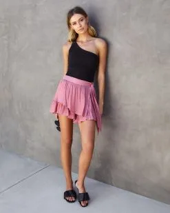 FORE-001 Maverick Ribbed One Shoulder Bodysuit - Black -clothes Sales MaverickRibbedOneShoulderBodysuit Black505031