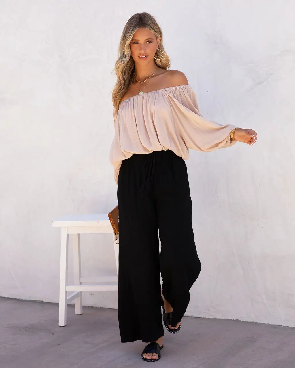 HEM-001 Moonlight Soul Pocketed Wide Leg Pants - Black - LAST CHANCE 6 HEM-001 Moonlight Soul Pocketed Wide Leg Pants - Black - LAST CHANCE - Image 6