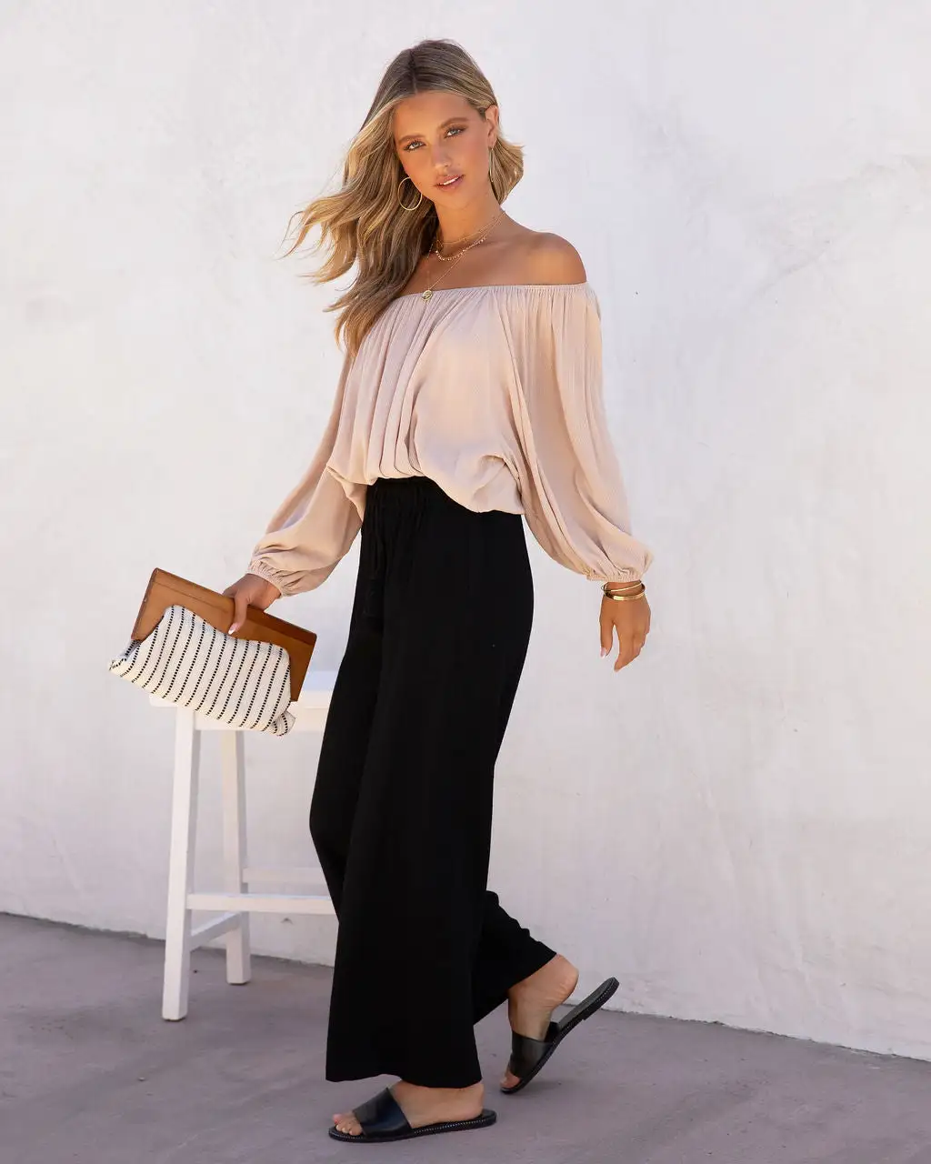 HEM-001 Moonlight Soul Pocketed Wide Leg Pants - Black - LAST CHANCE 7 HEM-001 Moonlight Soul Pocketed Wide Leg Pants - Black - LAST CHANCE - Image 7