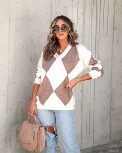 Serenity Knit Argyle Pullover Sweater - FINAL SALE -clothes Sales Myproject 1 2022 10 11T101939.559