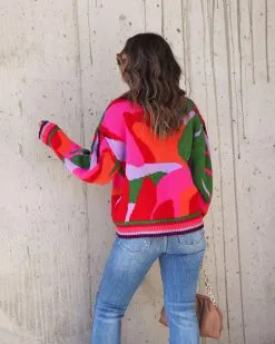 SEE -001 Girl From Rio Printed Knit Pullover Sweater - FINAL SALE -clothes Sales Myproject 1 2022 10 18T191124.464