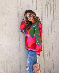 SEE -001 Girl From Rio Printed Knit Pullover Sweater - FINAL SALE -clothes Sales Myproject 1 2022 10 18T191204.356