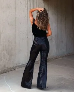 I Will Survive Sequin Flare Pants - Black - FINAL SALE -clothes Sales Myproject 1 2022 10 27T184941.538