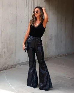 I Will Survive Sequin Flare Pants - Black - FINAL SALE -clothes Sales Myproject 1 2022 10 27T185014.119