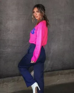 Paris Je T'aime Knit Sweater - Pink/Blue - FINAL SALE -clothes Sales Myproject 1 2022 12 02T100453.182