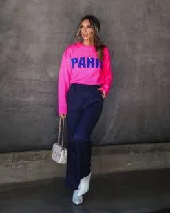 Paris Je T'aime Knit Sweater - Pink/Blue - FINAL SALE -clothes Sales Myproject 1 2022 12 02T100626.281