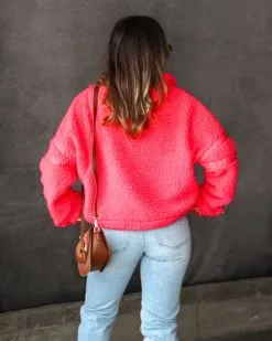 Octavia Pocketed Half Zip Fleece - Coral - FINAL SALE -clothes Sales Myproject 1 2022 12 02T115549.302