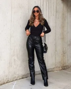 FORE-001 Delia Ribbed Bodysuit - Black - FINAL SALE -clothes Sales Myproject 1 2022 12 16T104423.303