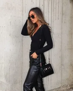 FORE-001 Delia Ribbed Bodysuit - Black - FINAL SALE -clothes Sales Myproject 1 2022 12 16T104519.533