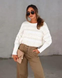 Thea Crochet Sweater - FINAL SALE