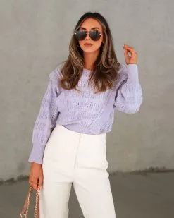 Miss You Knit Ruffle Sweater - FINAL SALE 11 Miss You Knit Ruffle Sweater - FINAL SALE -clothes Sales Myproject 1 2022 12 30T104802.279