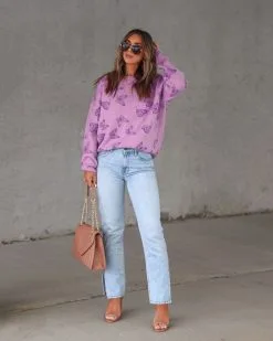 Be My Butterfly Knit Sweater - Lavender - SALE -clothes Sales Myproject 1 2023 01 20T210225.281