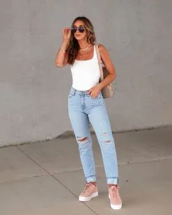 DRES-001 Vanessa Square Neck Bodysuit - White - SALE -clothes Sales Myproject 1 2023 01 27T092946.189