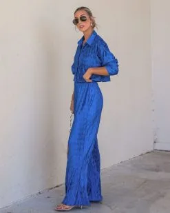 Show Off Girl Satin Crinkle Pants - Blue - FINAL SALE -clothes Sales Myproject 1 32 4307c72c 3c6b 4554 9d78 38254b886720