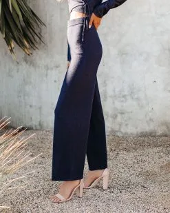 ALL-001 Nadia Wide Leg Knit Pants - Navy - FINAL SALE -clothes Sales NADIATWOPIECENAVY 7