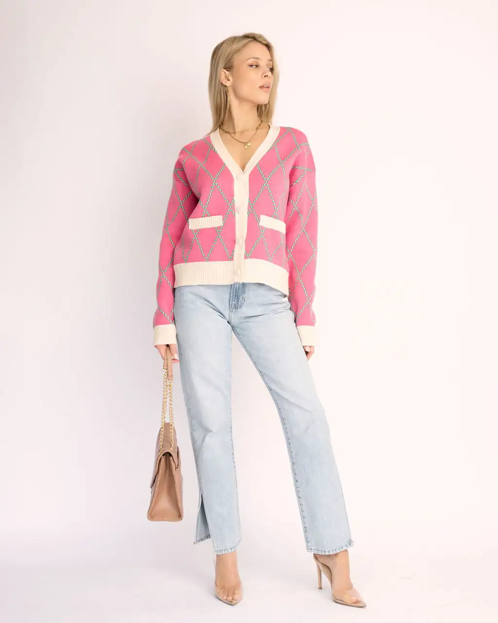 Nicola Knit Cardigan - Pink - FINAL SALE 7 Nicola Knit Cardigan - Pink - FINAL SALE - Image 7