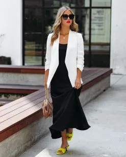 OLIA-001 Night To Remember Satin Maxi Dress - Black - FINAL SALE -clothes Sales NightToRememberSatinMaxiDressBlack145